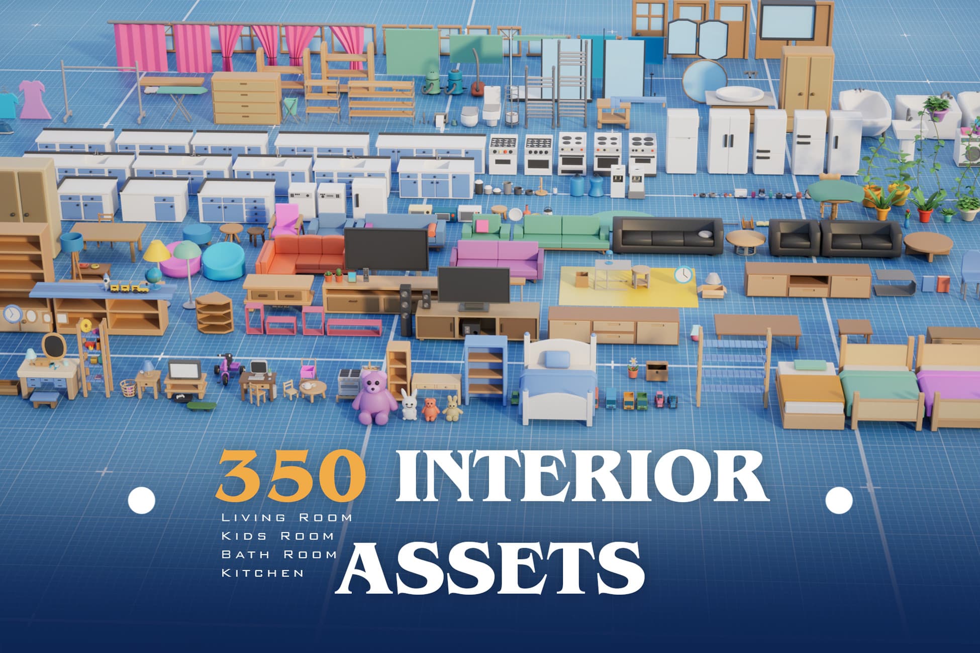 Interior Room Assets Mega Pack