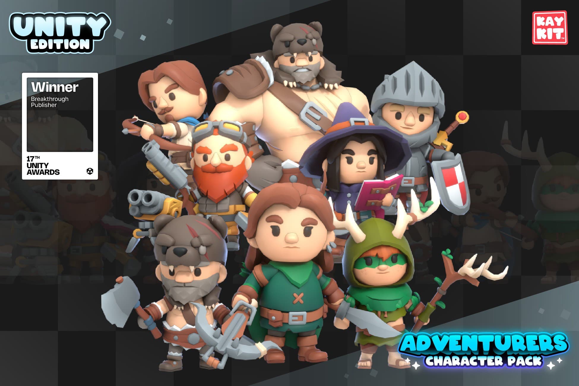 KayKit - Adventurers Character Pack for Unity