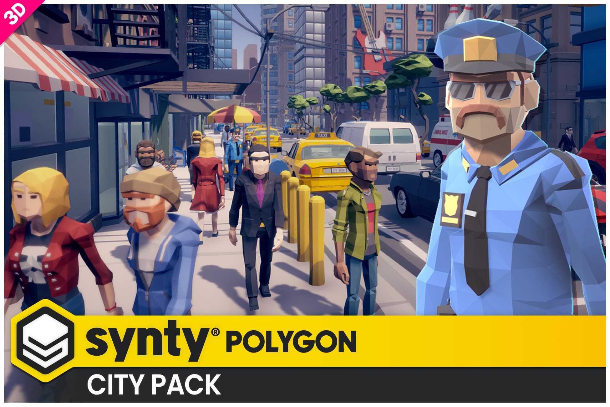 POLYGON - City Pack - Art by Synty