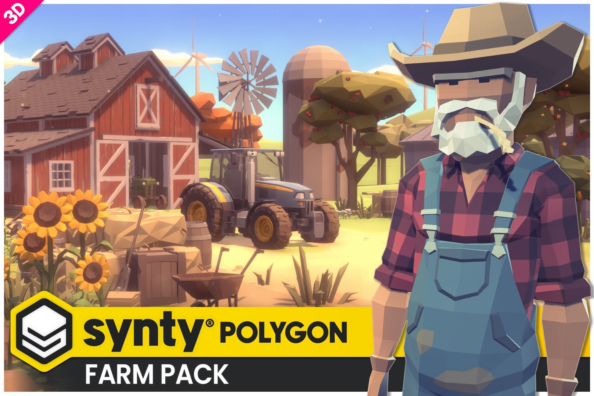 POLYGON Farm - Low Poly 3D Art by Synty