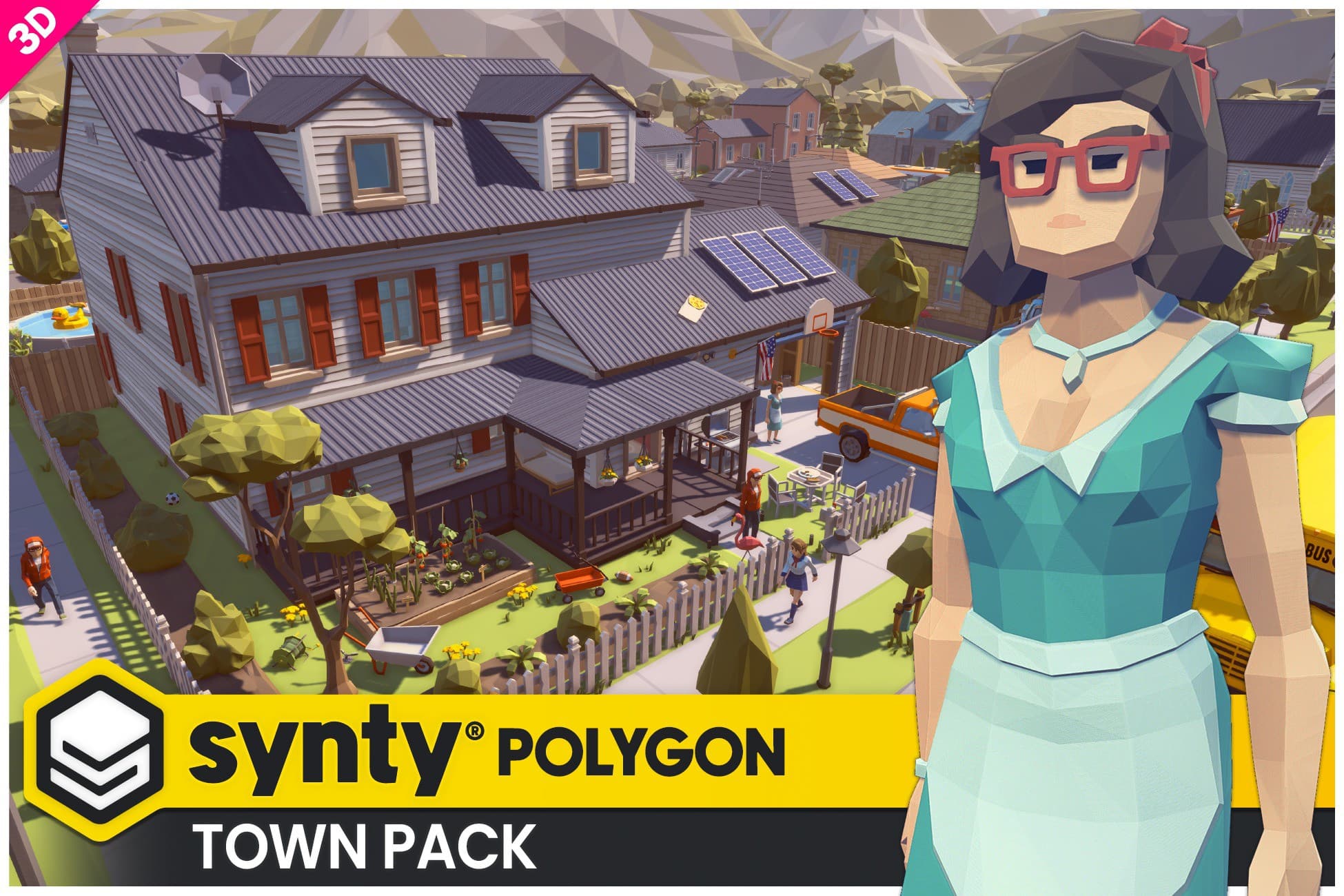 POLYGON Town Pack - Low Poly 3D Art by Synty