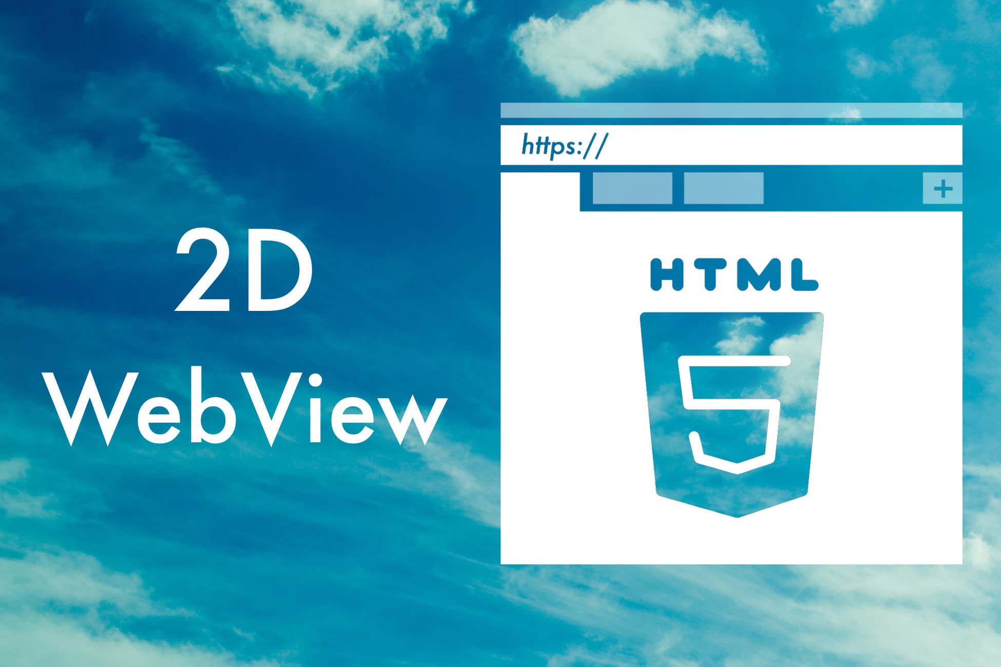 2D WebView for WebGL