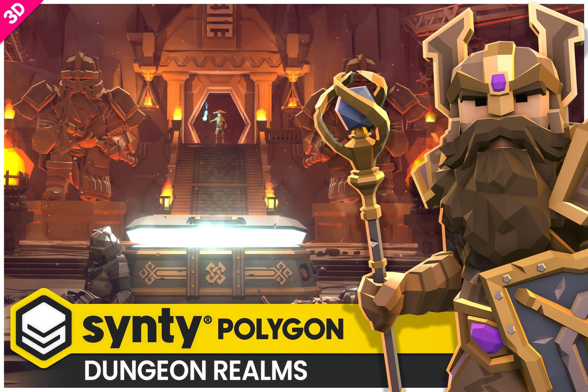 POLYGON Dungeon Realms - Low Poly 3D Art by Synty