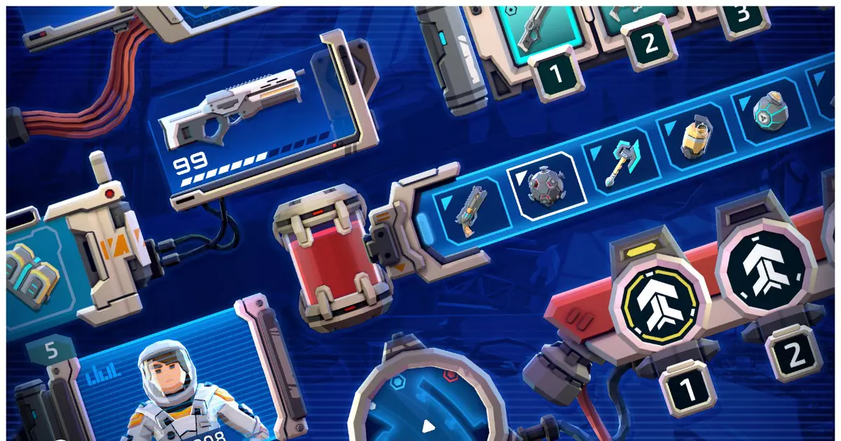 Sci-Fi Soldier HUD - Synty INTERFACE - GUI